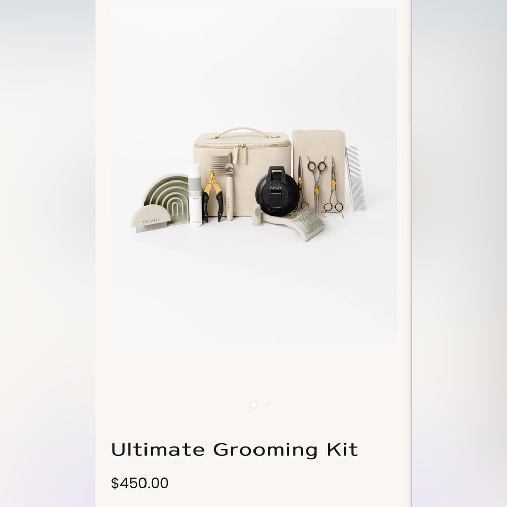 Brand new pupwell grooming kit